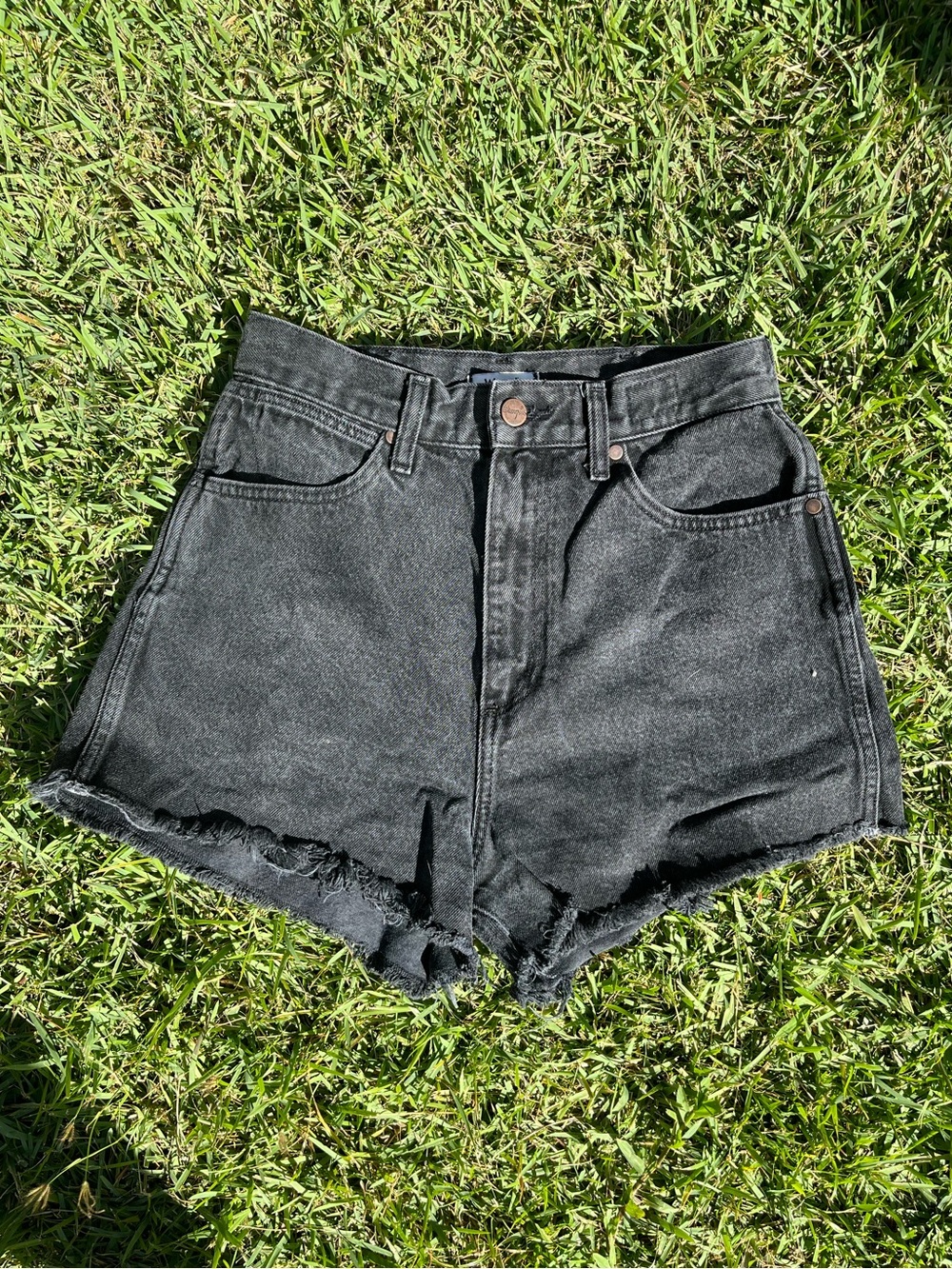 Wrangler Dark Gray Jean Shorts